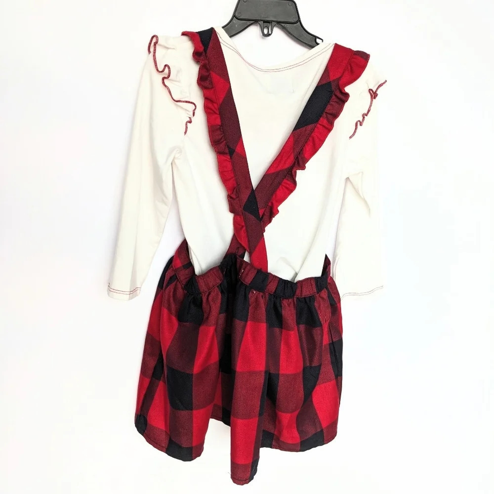 Pippa & Julie Minnie Mouse Festive 2PC Skirt Set - Picture 2 of 8